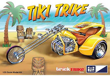 MPC Tiki Trike Trick Trikes Plastic Model Motorcycle Kit 1/25 Scale #894