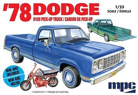 MPC 1978 Dodge D100 Custom Pickup Truck Plastic Model Truck Vehicle Kit 1/25 Scale #901m