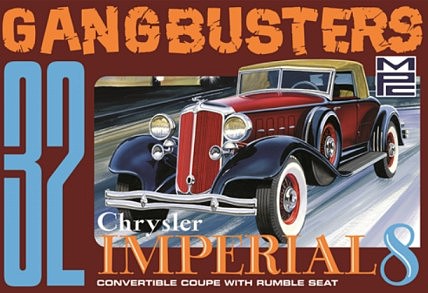 MPC 32 Chrysler Imperial Gangbusters Plastic Model Car Vehicle Kit 1/25 Scale #926