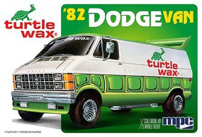 MPC Turtle Wax 1982 Dodge Custom Van Plastic Model Car Vehicle Kit 1/25 Scale #943