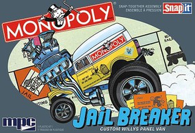 MPC Monopoly Jail Breaker Custom Willys Panel Truck Plastic Model Vehicle Kit 1/25 Scale #946
