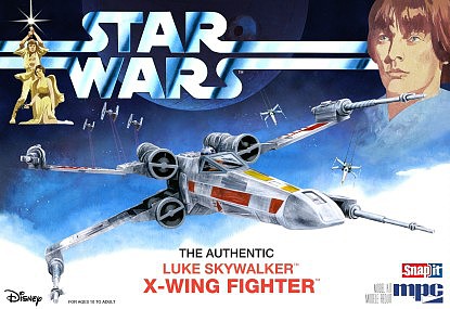 MPC Star Wars- X-Wing Fighter (Snap) Science Fiction Plastic Model Kit 1/63 Scale #948