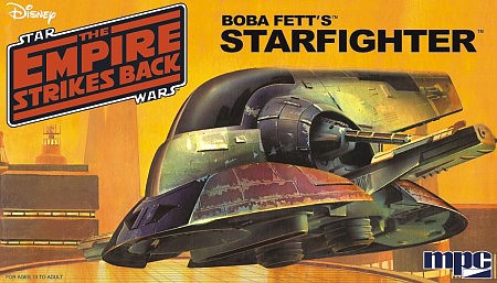 MPC Star Wars- Boba Fetts Starfighter Science Fiction Plastic Model Kit 1/85 Scale #951