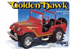 MPC 1/25 1981 CJ5 Golden Hawk Jeep Plastic Model Jeep Kit 1/25 Scale #986