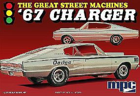 MPC 1967 Charger Great Street Machines Plastic Model Car Kit 1/25 Scale #829-12