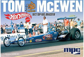 MPC Tom Mongoose McEwen 1972 Re Eng Dragster Plastic Model Car Kit 1/25 Scale #855-12
