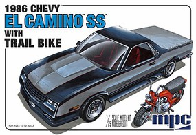 MPC 1986 Chevy El Camino SS w/Dirt Bike Plastic Model Truck Vehicle Kit 1/25 Scale #888-12