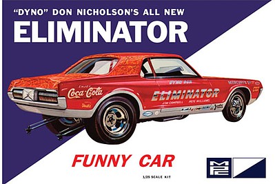 MPC Dyno Don Cougar Eliminator Funny Car Plastic Model Car Vehicle Kit 1/25 Scale #889-12