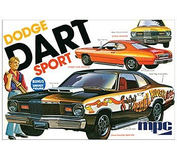 MPC 1975 Dodge Dart Sport Plastic Model Car Kit 1/25 Scale #pc798