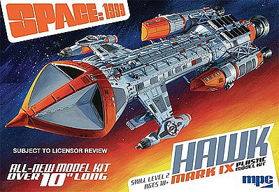 MPC SPACE 1999 HAWK MK IX Science Fiction Plastic Model Kit 1/72 Scale #pc881