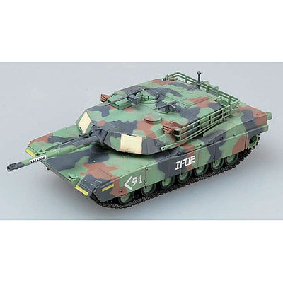 MRC Abrams M1A1 Europe 1990 Pre-Built Plastic Model Tank 1/72 Scale #35029