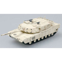 MRC M1A1 Abrams Tank Kuwait 1991 (Built-Up Plastic) Pre-Built Plastic Model Tank 1/72 #35030