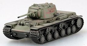 MRC KV1 Heavy Tank Model Russian Army (Red Lettering) Pre-Built Plastic Model Tank 1/72 #36289