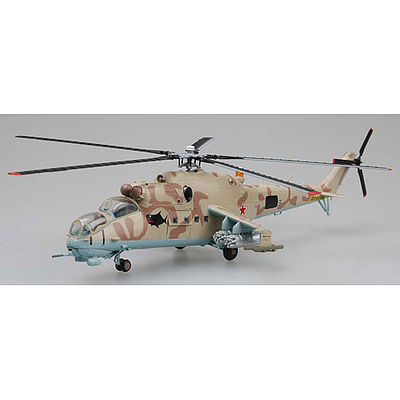 MRC Mi24 Hind Heli Russian Air Force Pre-Built Plastic Model Helicopter ...