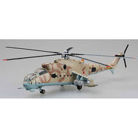 MRC Mi24 Hind Heli Russian Air Force Pre-Built Plastic Model Helicopter 1/72 Scale #37035