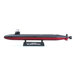 MRC USS Jimmy Carter SSN23 Submarine Pre-Built Plastic Model Submarine 1/700 Scale #37303