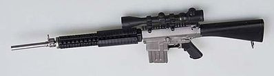 MRC SR25 Rifle (Assembled) Plastic Model Weapon 1/3 Scale #39112