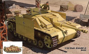 MRC Gallery ModelsStuG III Ausf G w/Armor Side Skirts Plastic Model Tank Kit 1/16 Scale #64009