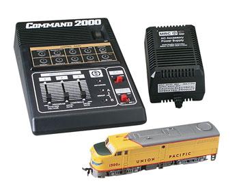 MRC Command 2000 w/AC Power Supply & FA1 Loco UP Model Train Power Supply Transformer #ad110