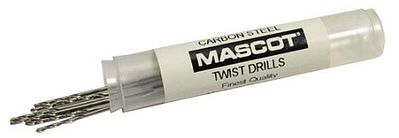 Mascot No.64 Carbon Steel Twist Drill (12/Vial) Hobby and Plastic Model Hand Drill #64