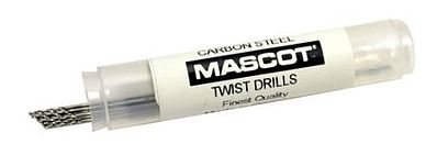 Mascot No.72 Carbon Steel Twist Drill (10/Vial) Hobby and Plastic Model Hand Drill #72