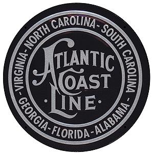 Microscale Embossed Die-Cut Metal Sign - Atlantic Coast Line Model Railroad Print Sign #10012