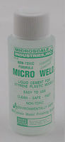 Microscale Micro Weld 1 once Model Railroad and Plastic Model Cement #6