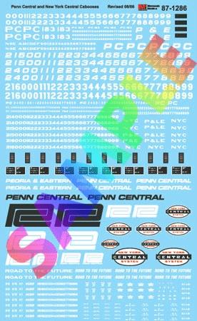 Microscale Penn Central & New York Central Cabooses HO Scale Model ...