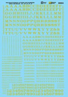 Microscale Alphabets & Numbers Railroad Roman Gold