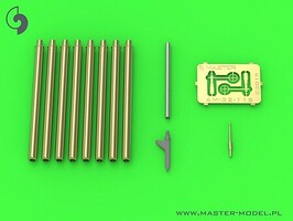 Master-Model 1/32 Master Model P-47 Thunderbolt - details set - Browning .50 blast tubes gunsight and Pitot Tube