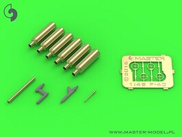 Master-Model 1/48 Master Model Curtiss P-40 E - N - details set - Browning .50 blast tubes gunsight and Pitot Tube