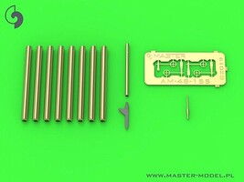 Master-Model 1/48 Master Model P-47 Thunderbolt - details set - Browning .50 blast tubes gunsight and Pitot Tube