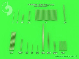 Master-Model 1/350 Master Model SMS Viribus Unitis - masts yards and other turned parts set - fits Combrig model