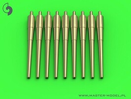 Master-Model 1/700 Master Model USN 8in/55 (20.3 cm) Mark 9 barrels (9pcs) -   Lexington Pensacola Northampton early New Orleans and Indianapolis classes