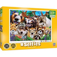 Masterpiece Selfies- Woodland Wackiness Animals Puzzle (200pc)