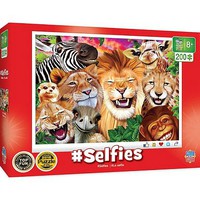 Masterpiece Selfies- Safari Sillies Animals Puzzle (200pc)