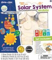 Masterpiece Paint Your Own- Solar System Mobile Wood Kit w/Paint & Brush