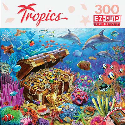 Masterpiece Lost Treasure 300pcs EZ Jigsaw Puzzle 0-599 Piece #31607