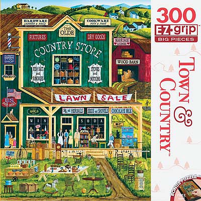 Masterpiece The Old Country Store 300pcs EZ Jigsaw Puzzle 0-599 Piece #31678