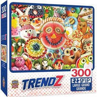 Masterpiece Trendz- Funny Face Food Collage EzGrip Puzzle (300pc)