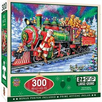 Masterpiece Holiday- Christmas North Pole Delivery (Train & Santa) EzGrip Puzzle (300pc)