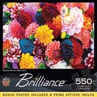 Masterpiece Brilliance- Beautiful Blooms Puzzle (550pc)