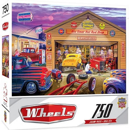 Masterpiece Wheels- Old Timers Hot Rods Puzzle (750pc)