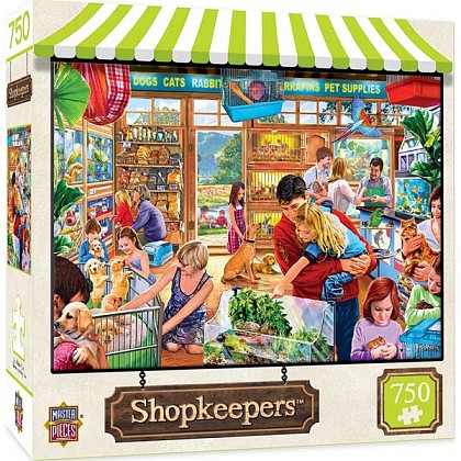 Masterpiece Shopkeepers- Lucys First Pet Store Puzzle (750pc)