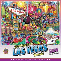 Masterpiece Greetings From- Las Vegas Collage Puzzle (550pc)