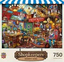 Masterpiece Shopkeepers- Hidden Gems (Antiques Store) Puzzle (750pc)