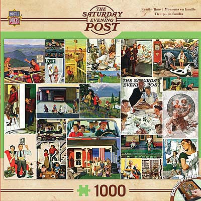 Masterpiece Family Time Collage 1000pcs Jigsaw Puzzle 600-1000 Piece #71624