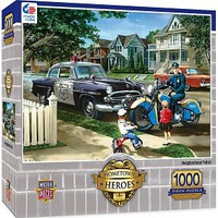 Masterpiece Hometown Heroes- Neighborhood Patrol Police Puzzle (1000pc)