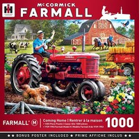 Masterpiece Farmall- Coming Home Tractor Farm Scene Puzzle (1000pc)