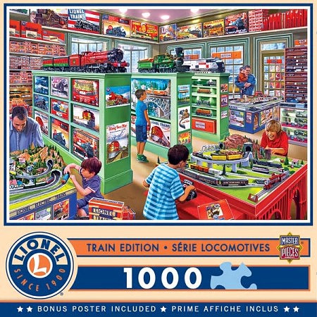 Masterpiece Lionel- The Lionel Store Trains Puzzle (1000pc)